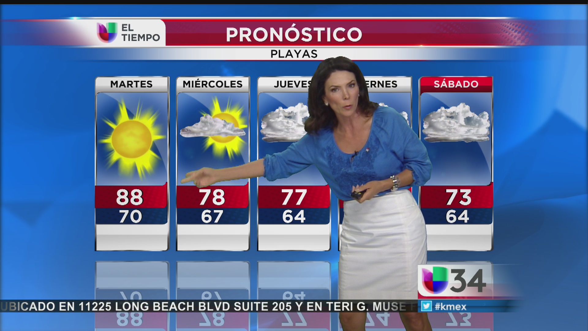 Así Está El Pronóstico Del Tiempo Para Hoy Video Univision 34 Los Angeles Kmex Univision 