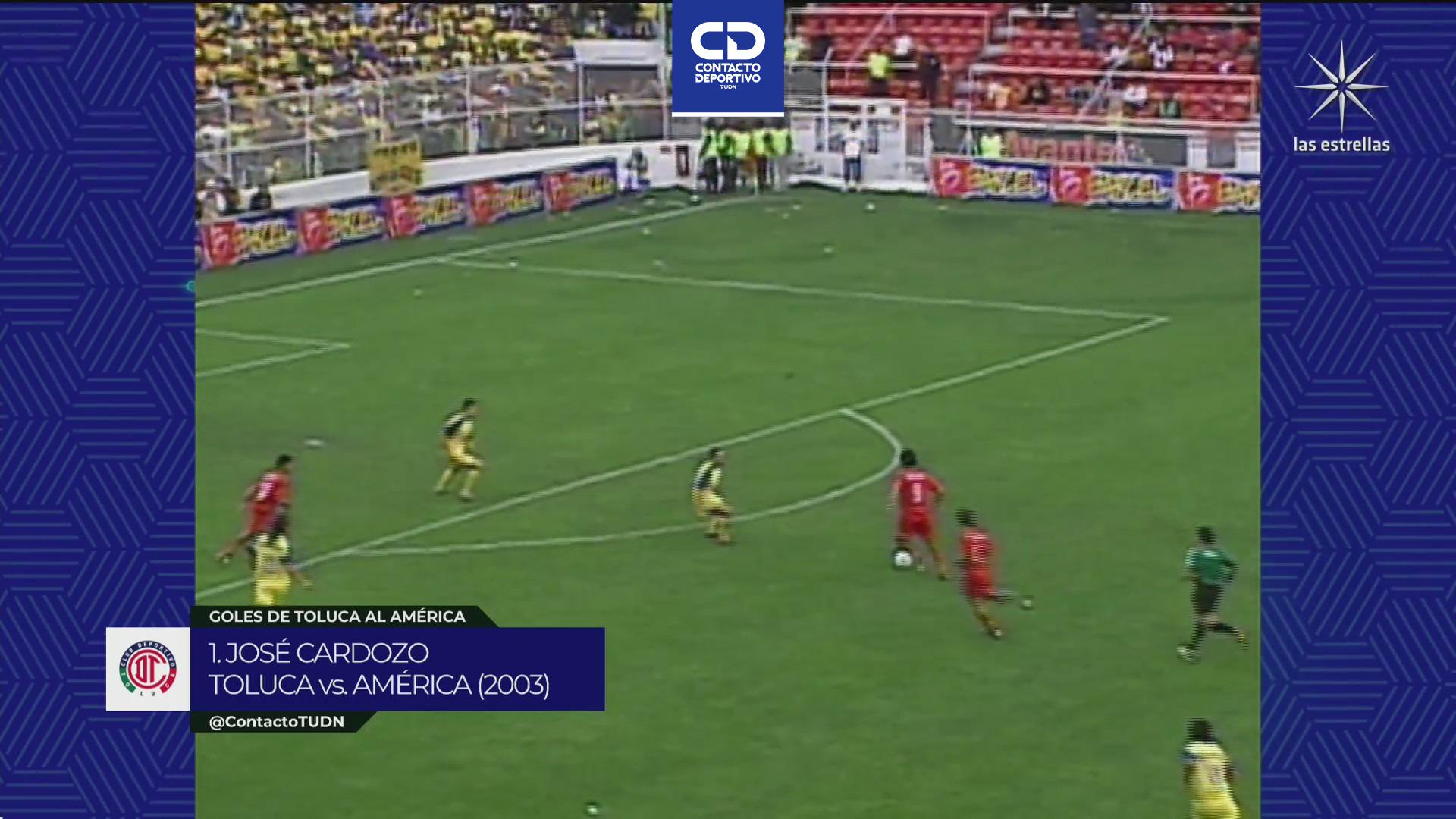 ¡Dos siluetas de Cardozo! Golazos que le ha marcado Toluca al América TUDN Liga MX TUDN