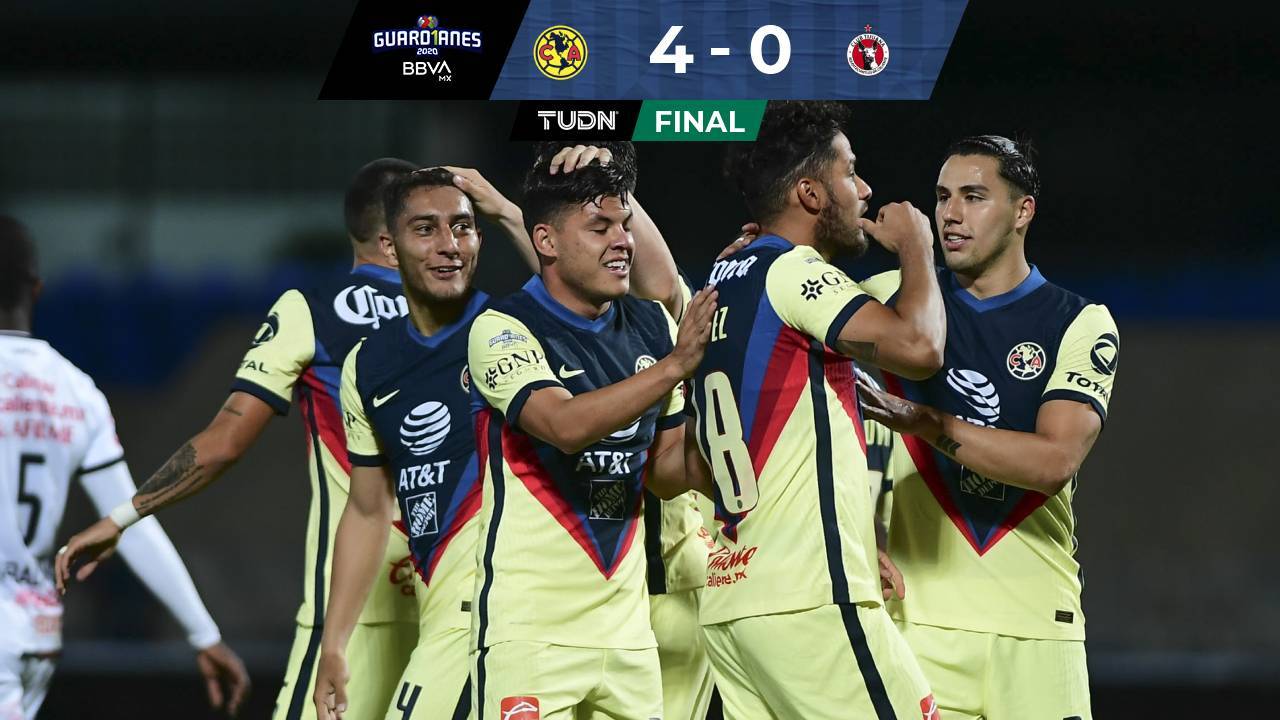 América 40 Xolos Noche de golazos y un doblete de Henry Martín