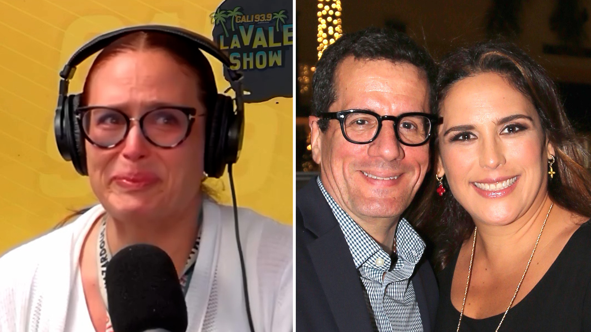 Angélica Vale rompe en llanto ante demanda de divorcio de su marido: se  enteró "cenando con él"