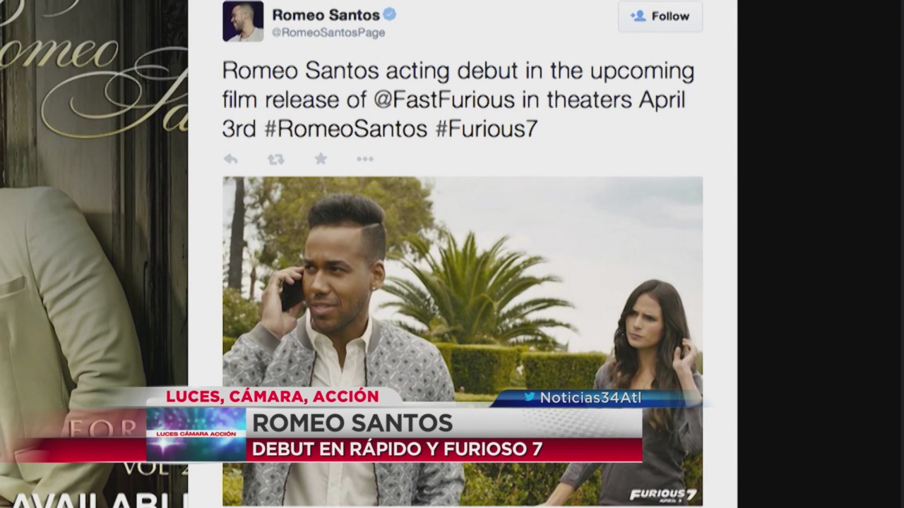 Romeo Santos debuta en el cine Video Univision 34 Atlanta WUVG