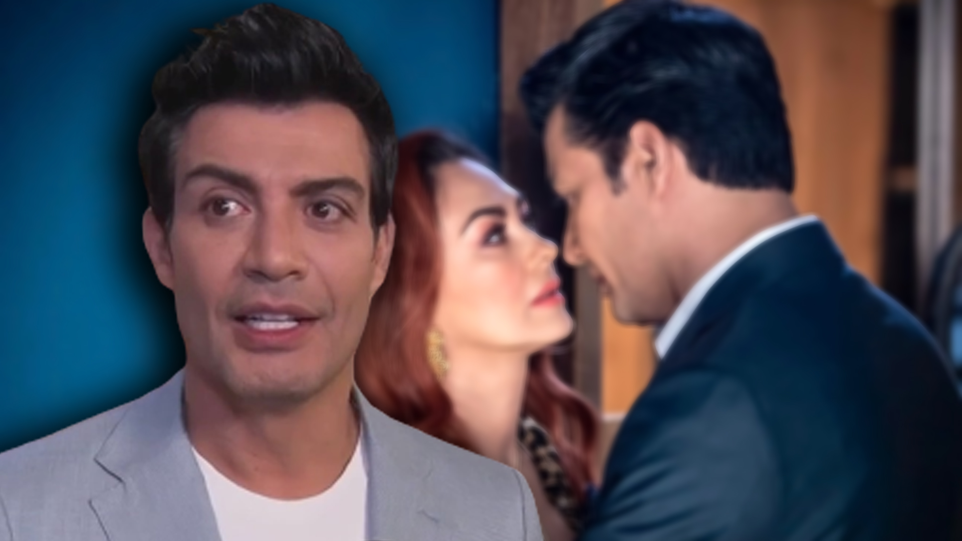 Andrés Palacios cuenta cómo se siente de compartir besos y caricias con