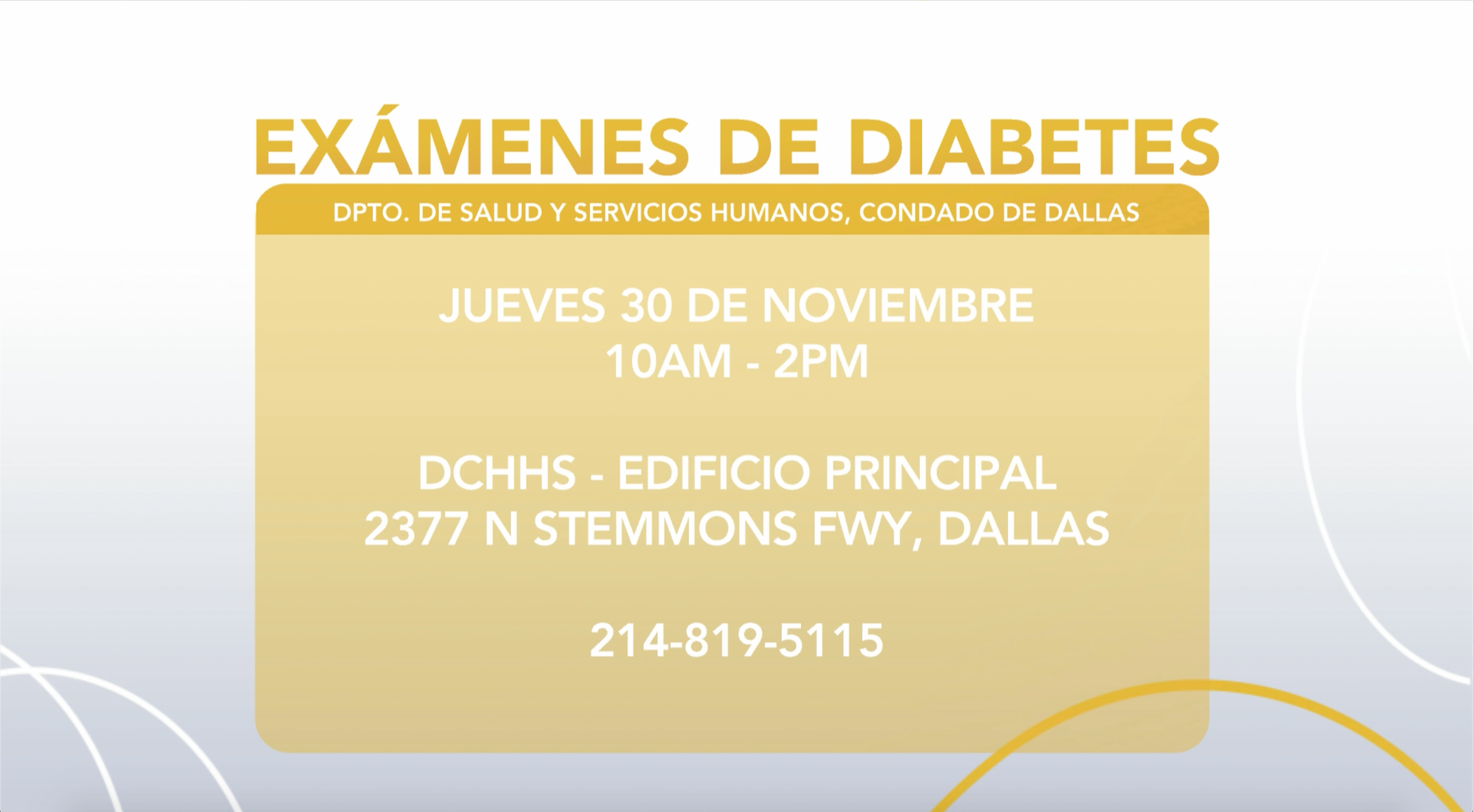 Programas gratuitos del Condado de Dallas Tu Ciudad Univision Dallas