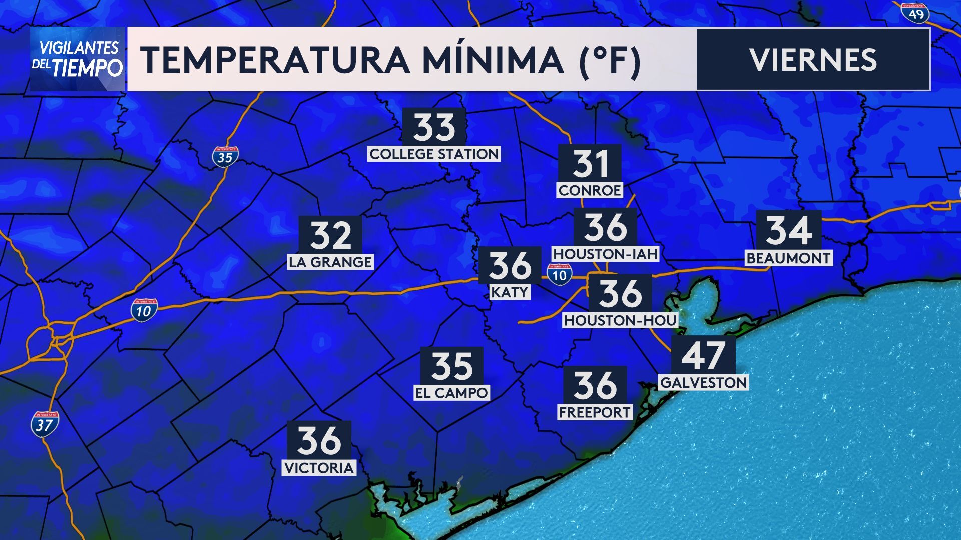 Las temperaturas comenzarán a caer en las próximas horas Te