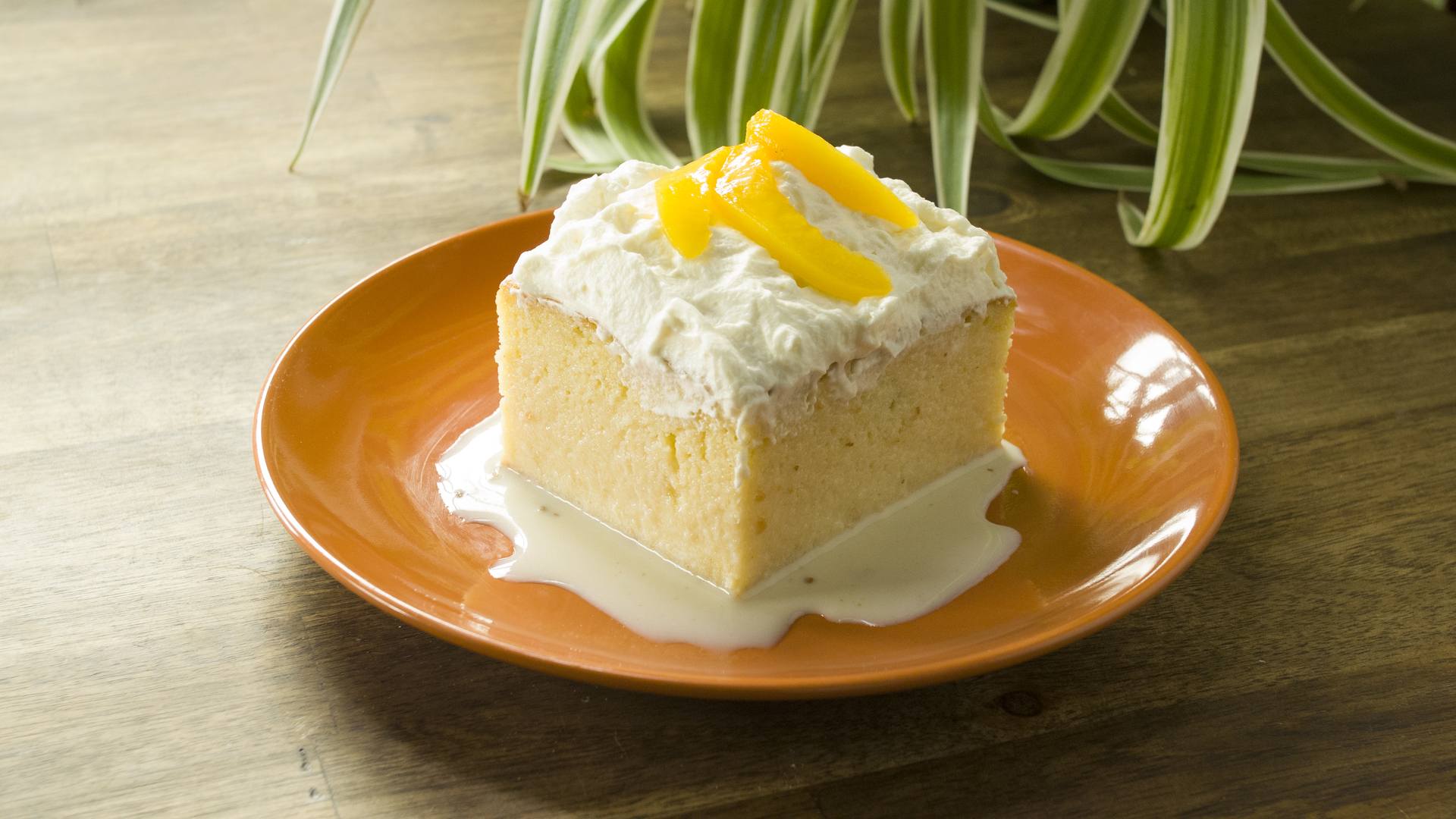 Pastel tres leches Delicioso Univision