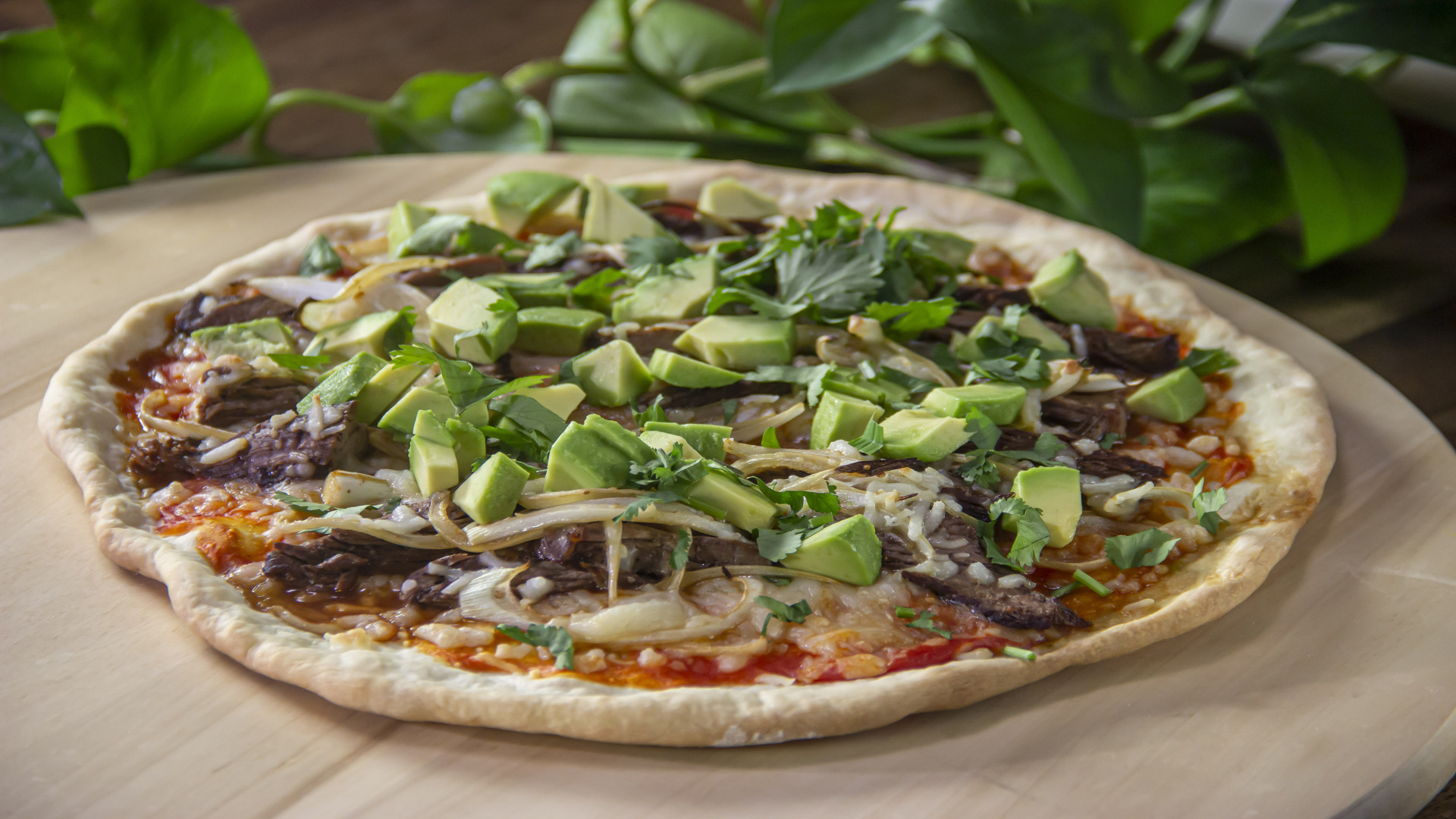 Receta de pizza de carne asada Delicioso Univision