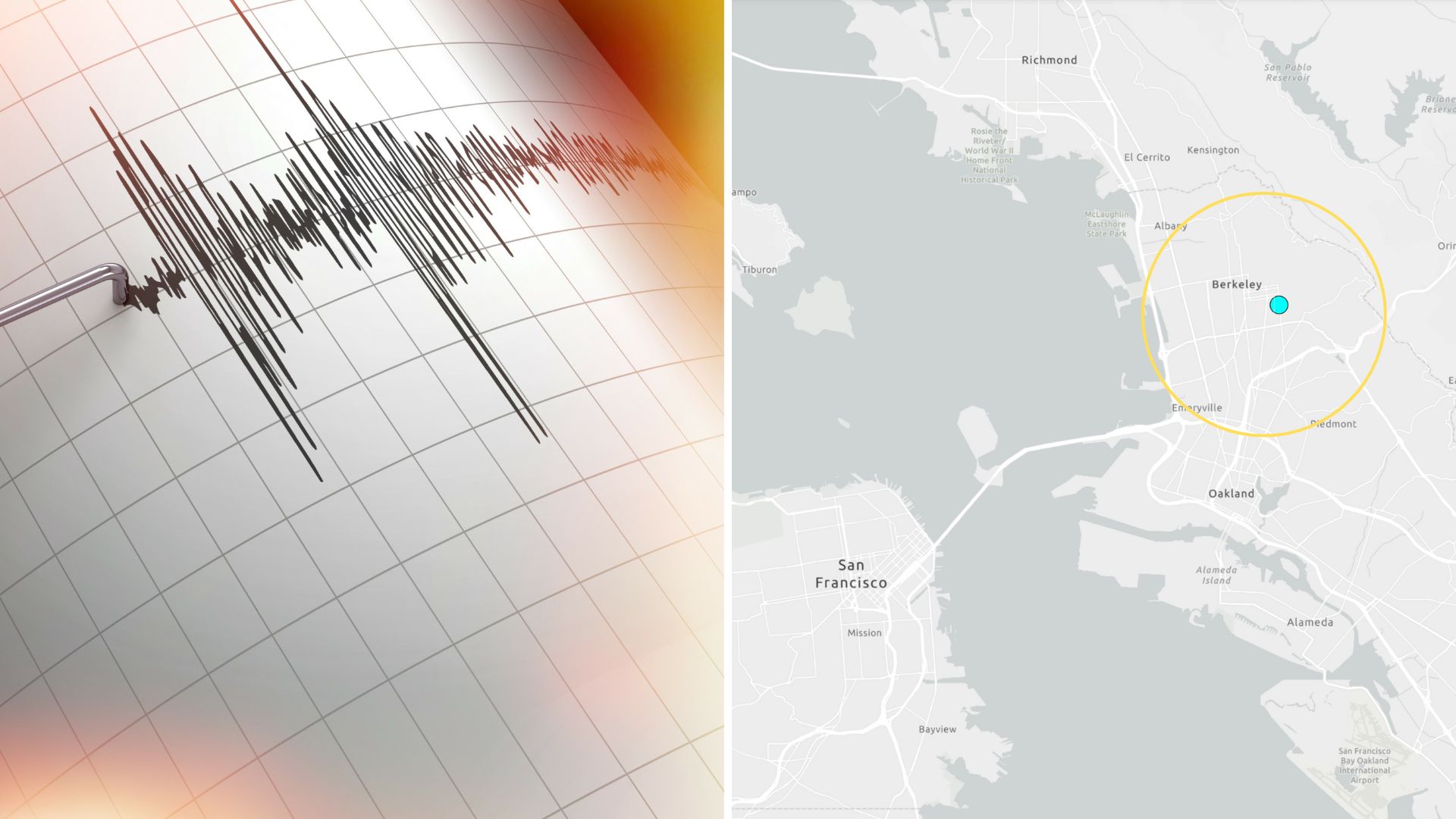 Sismo de magnitud 4.3 sacude Berkeley y el Área de la Bahía en California  este 22 de septiembre | Univision 19 Sacramento KUVS | Univision, image size:1920x1080