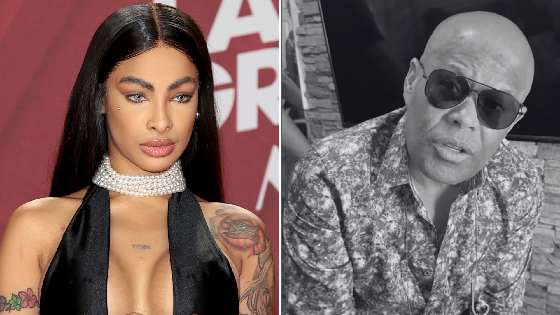 Mysterious lighting on Yailin La Mas Viral