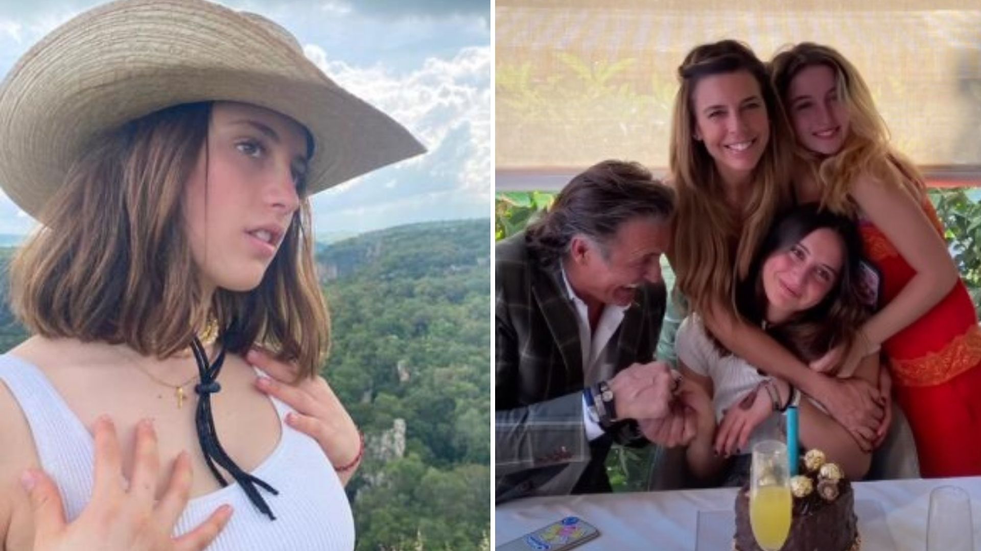 Juan Soler y Maky festejaron el cumpleaños 15 de su hija Azul