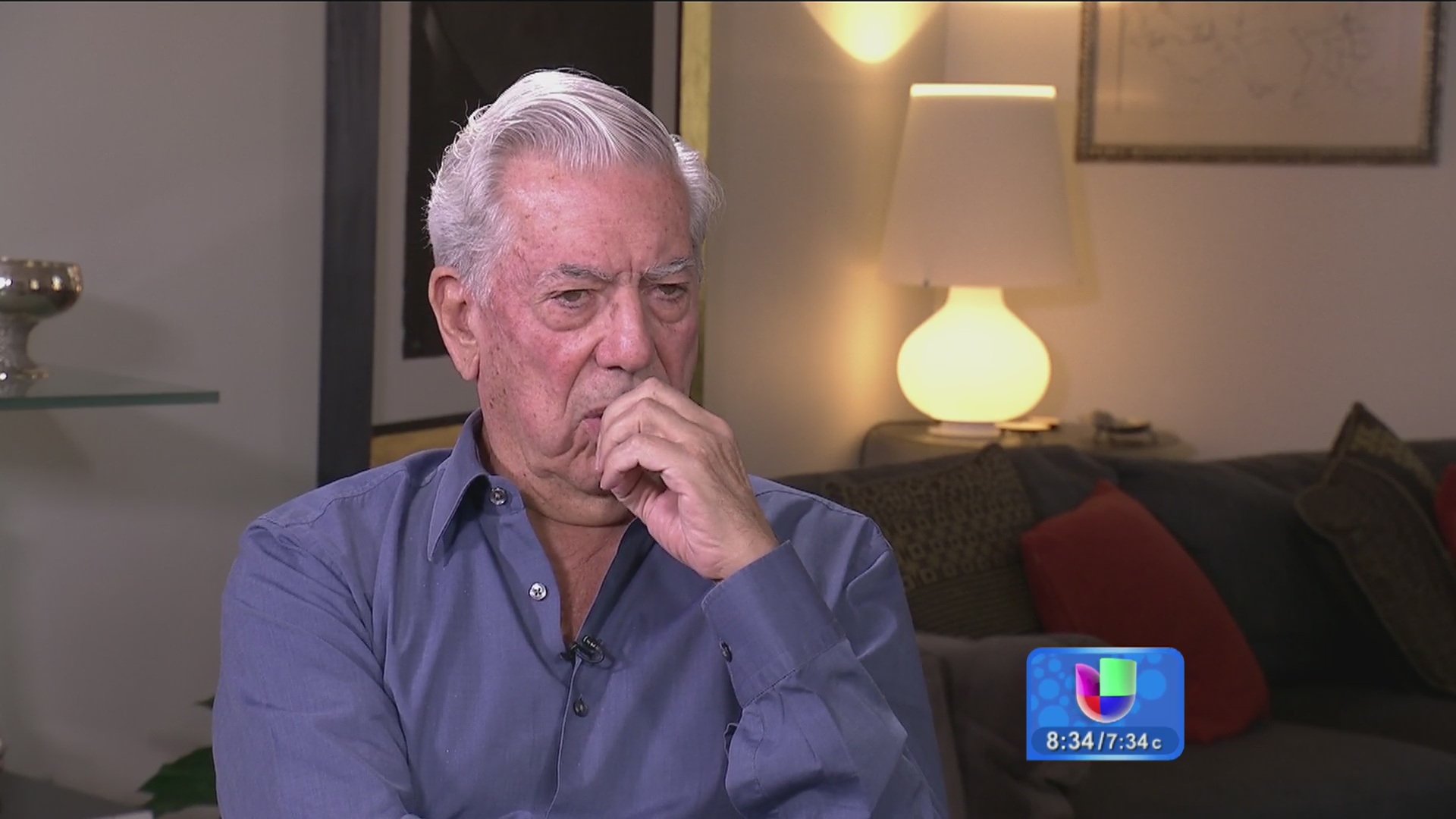 Ramos en entrevista exclusiva con Mario Vargas Llosa Shows