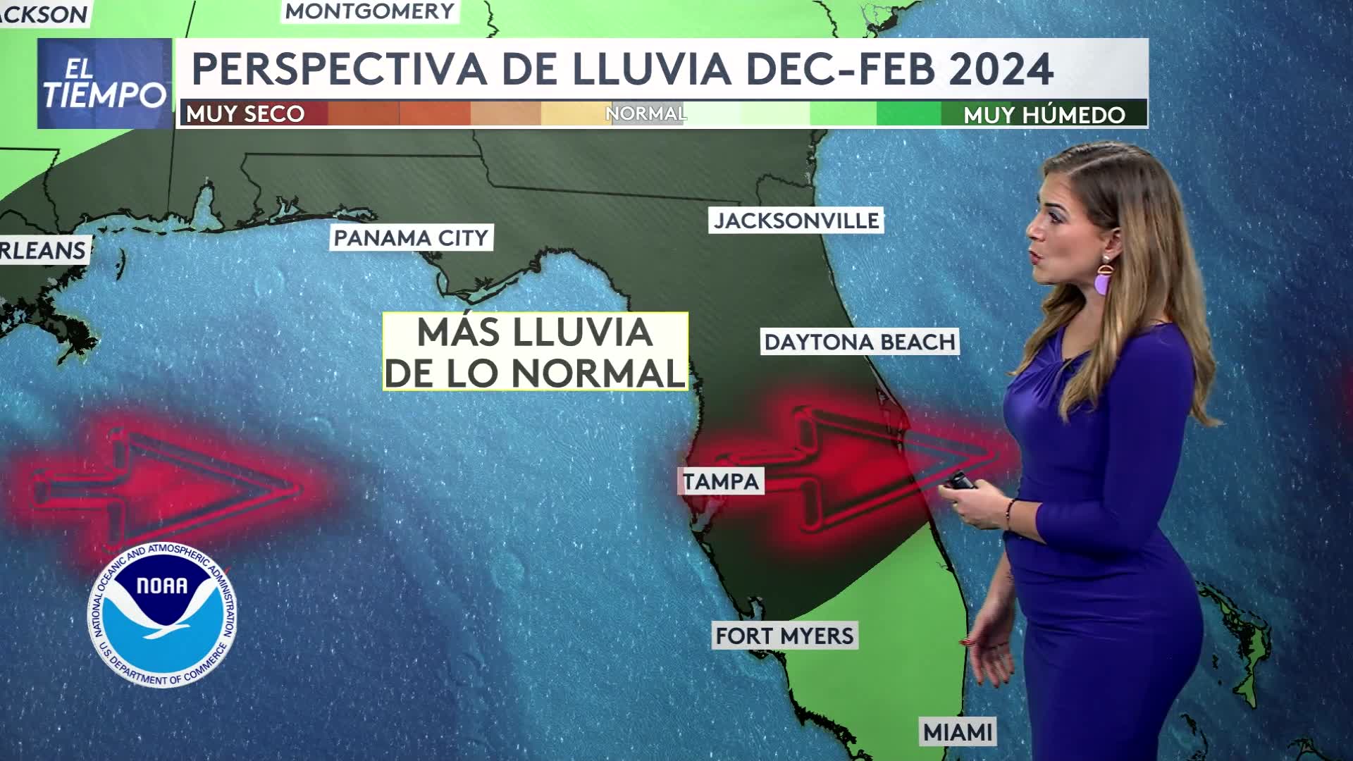 NOAA emite pronóstico para el invierno en Florida Central Video