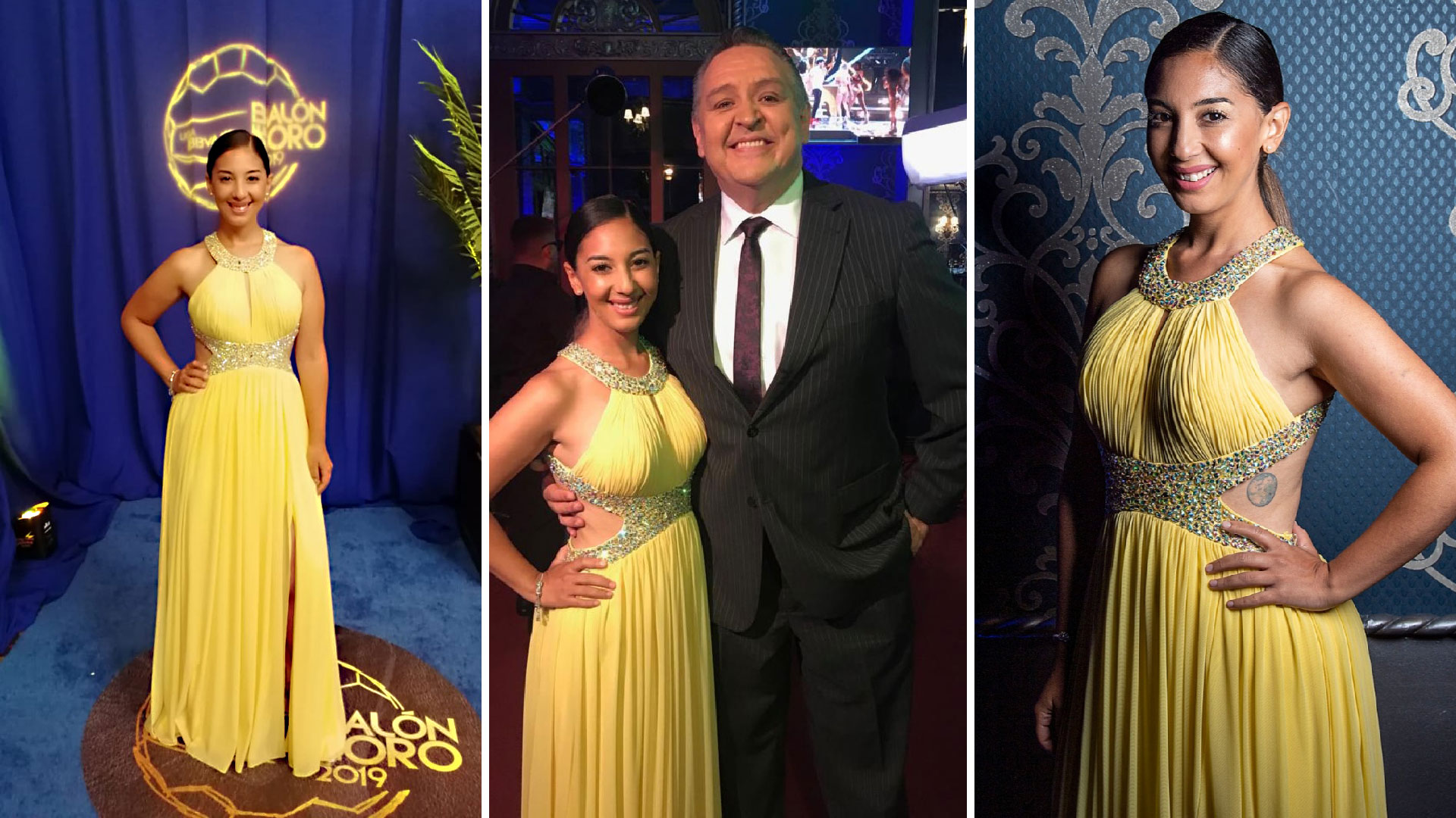Sencilla, elegante y sexy: Mafer Alonso en el Balón de Oro 2019