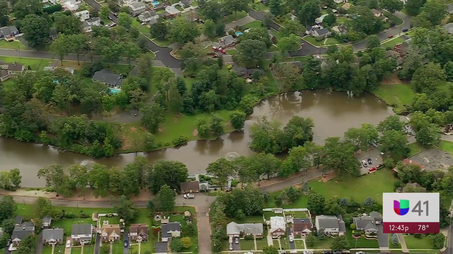 Victor Crowell Park en Middlesex cierra por presencia de un caimán Video Univision 41 Nueva