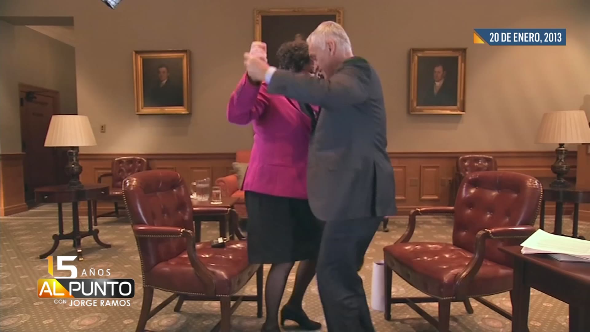 Una de las veces que Ramos bailó en Al Punto ¿con quién lo hizo? Shows Al Punto Univision