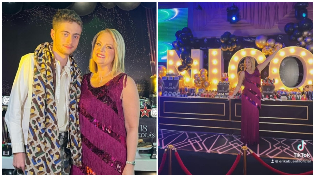 Erika Buenfil says her son’s party wasn’t expensive: she bought things on SALE