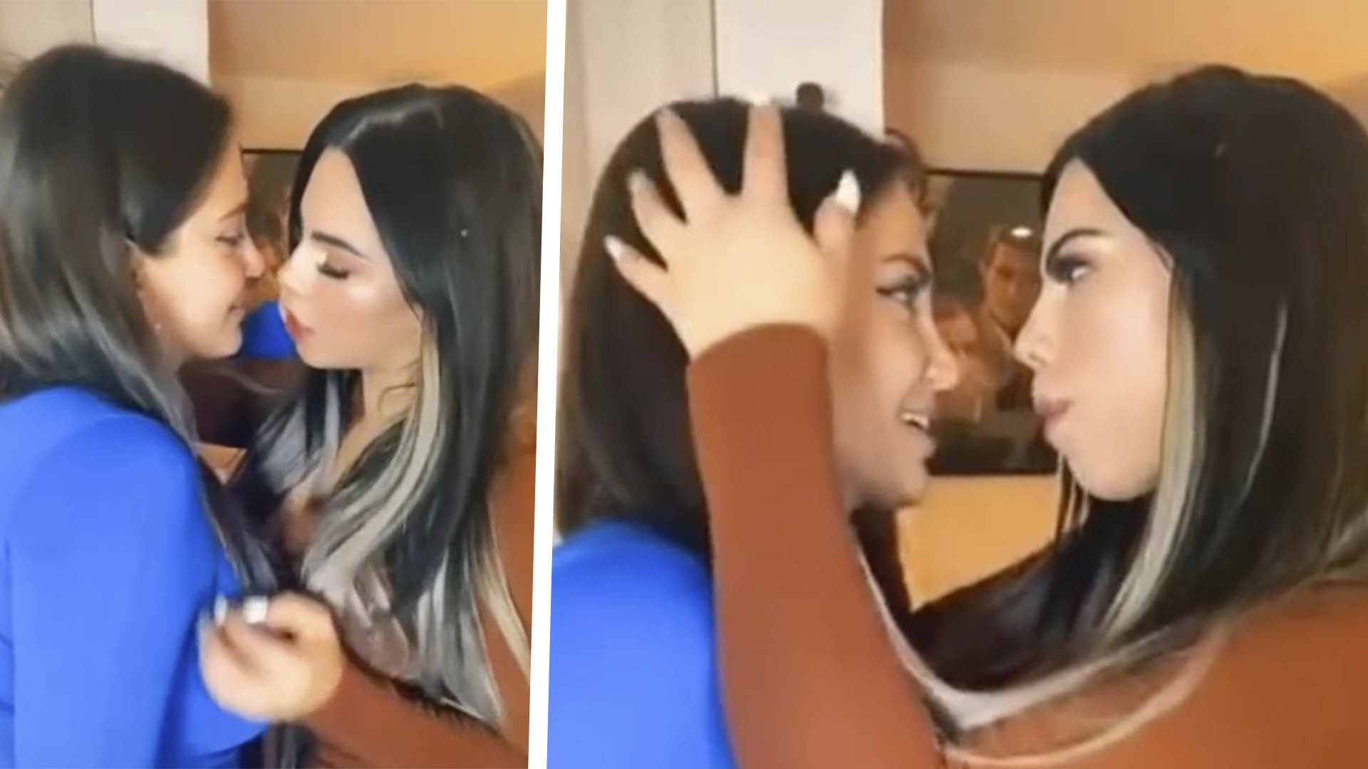 Se besan y se agasajan: Celia Lora y Lizbeth Rodríguez publican sensual  video que incendió las redes