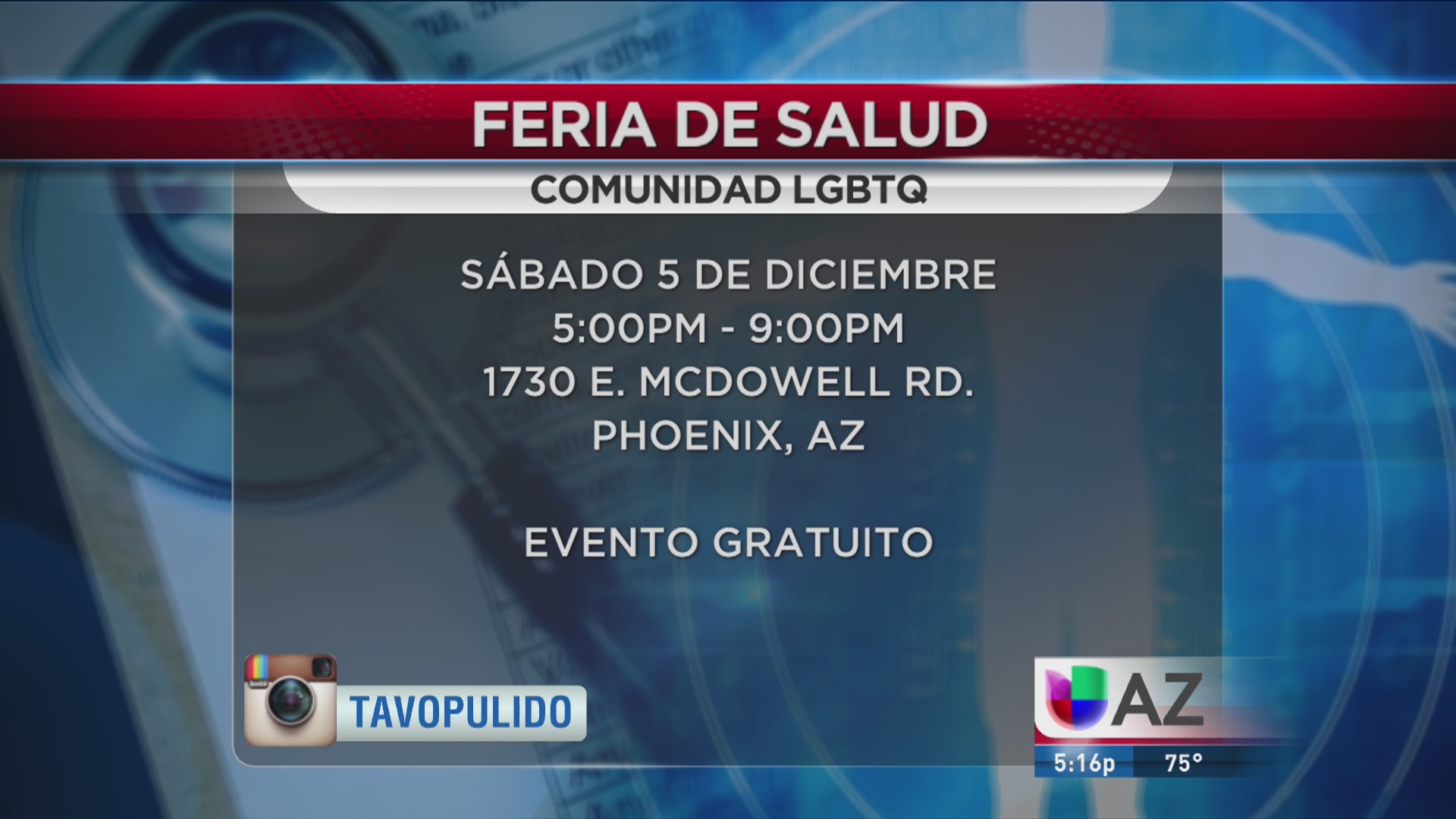 Feria de salud para comunidad LGBTQ Video Univision Phoenix KTVW