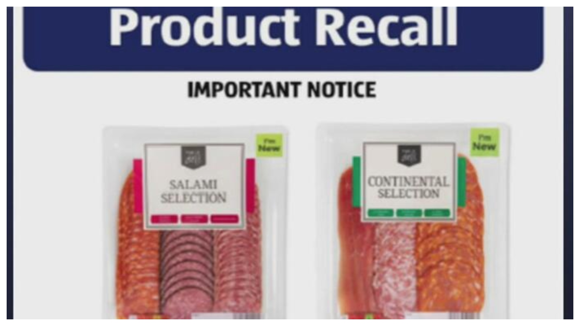 Supermercados Aldi retiro de alimentos por contaminación salami