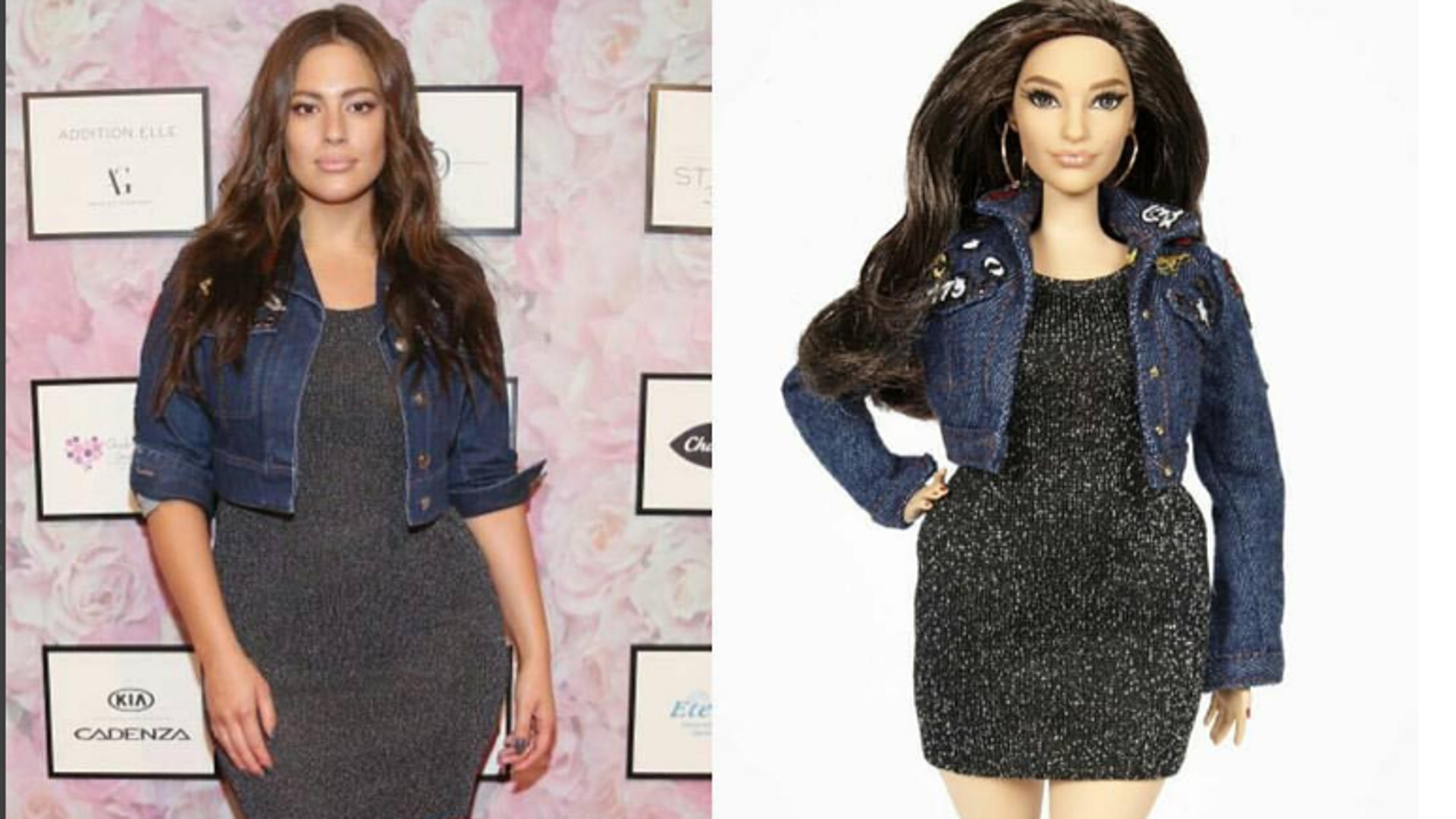 Ashley Graham inspiro una Barbie con curvas marcadas y que se le juntan los muslos