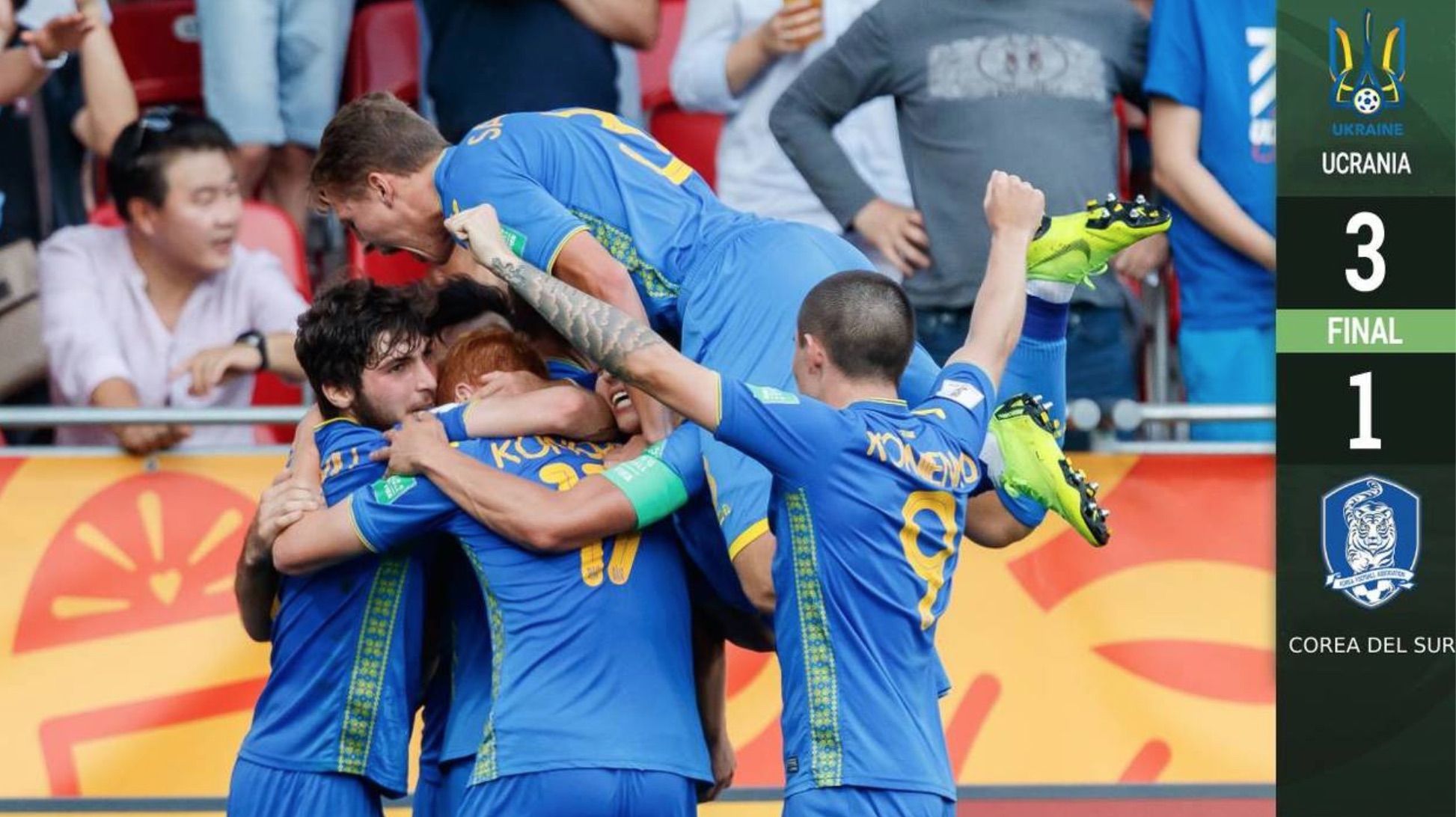 ¡Campeones! Ucrania se queda con el Mundial Sub 20 Deportes Mundial