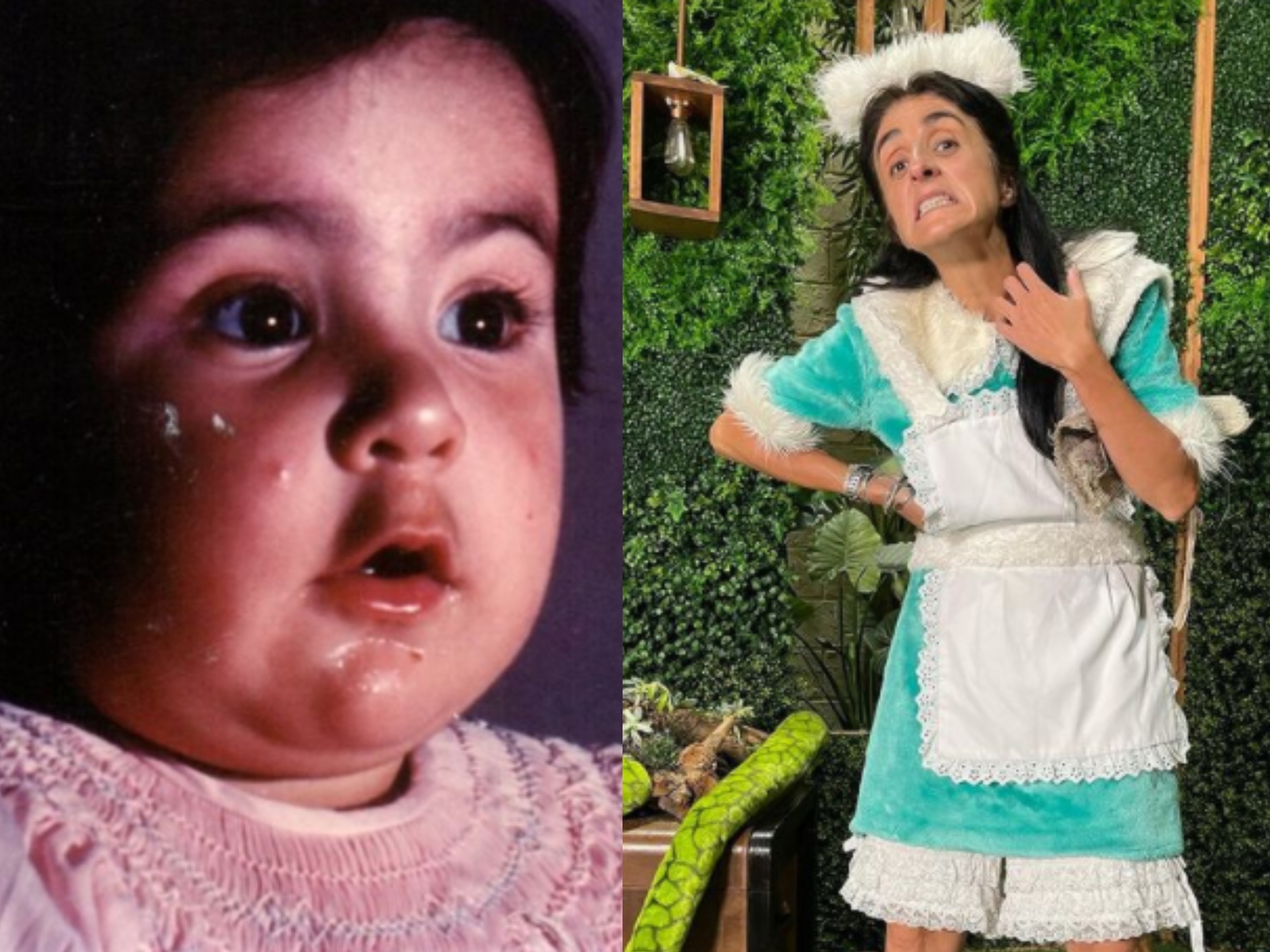 Bárbara Torres se pone nostálgica y comparte foto de cuando era bebé |  Shows Noticias | Distrito Comedia