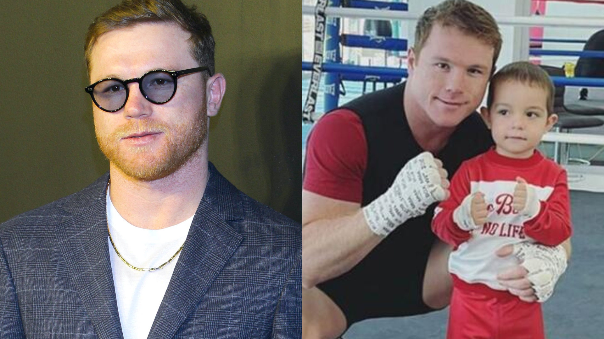 Canelo’s youngest son reappears in Las Vegas and this is what he looks like at 5 years old: he wants to be a boxer
