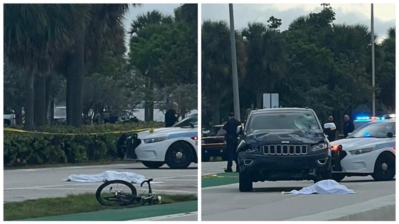 Un hombre y una mujer mueren tras ser golpeados en su bicicleta en Key