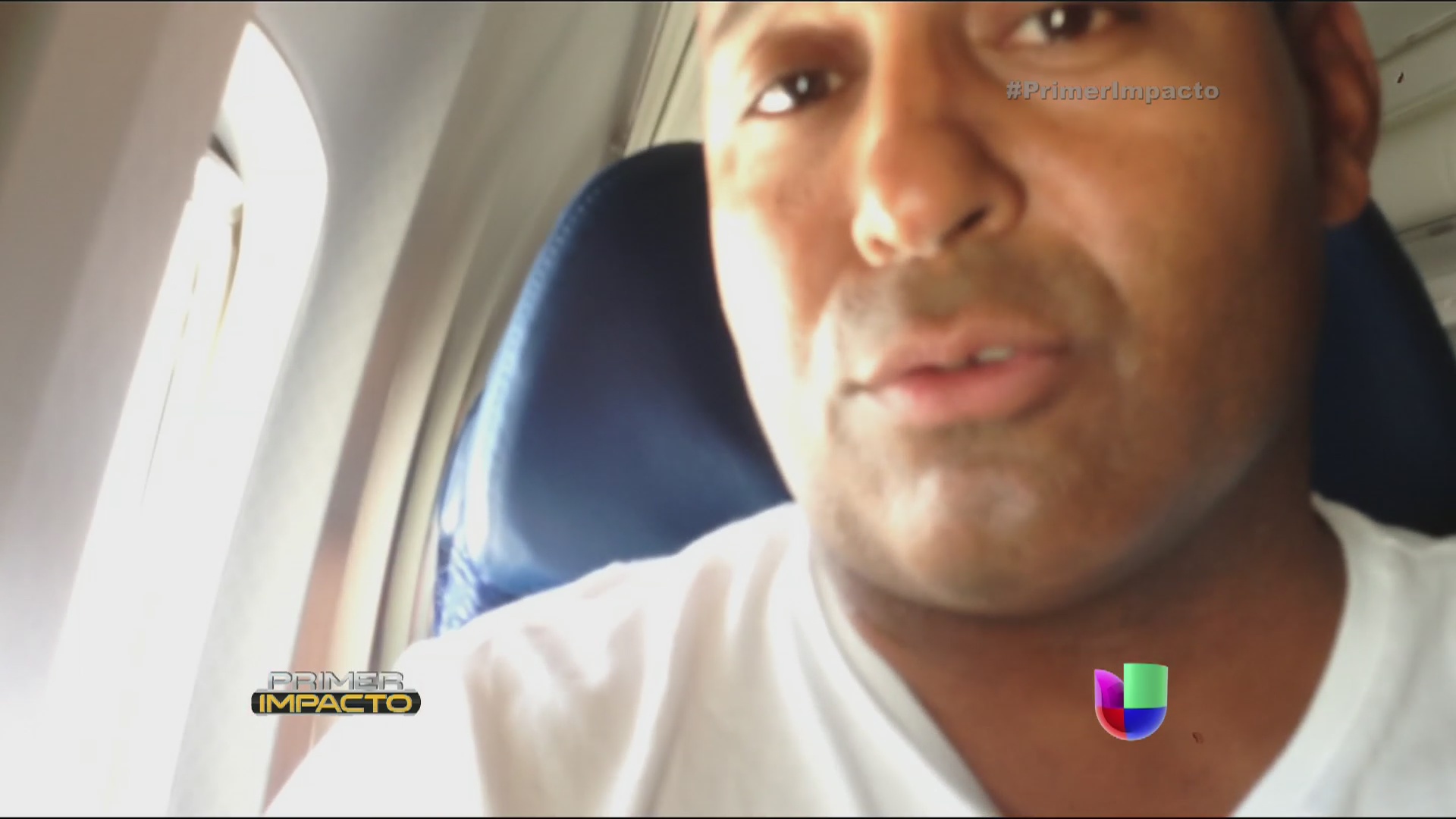 Severo susto para Tony Dandrades cuando estalló la turbina del avión