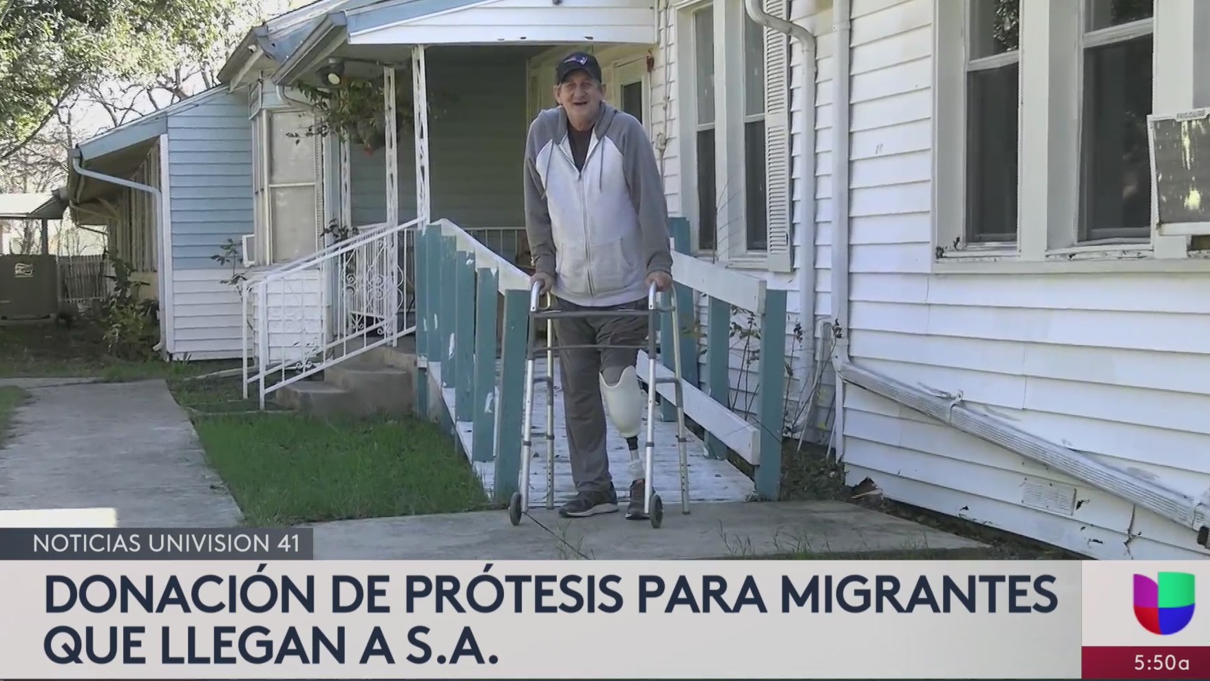 Donación de prótesis benefician a inmigrantes en refugio de San Antonio