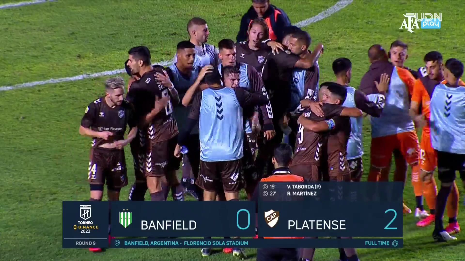 Resumen Platense sorprendió a Banfield en el Estadio Florencio Sola