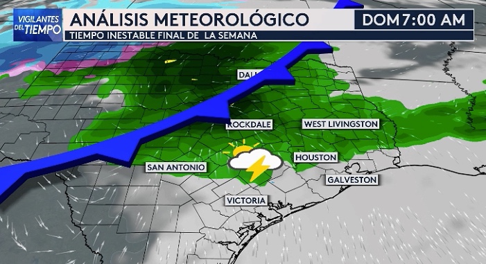 Va a llover outlet en houston hoy