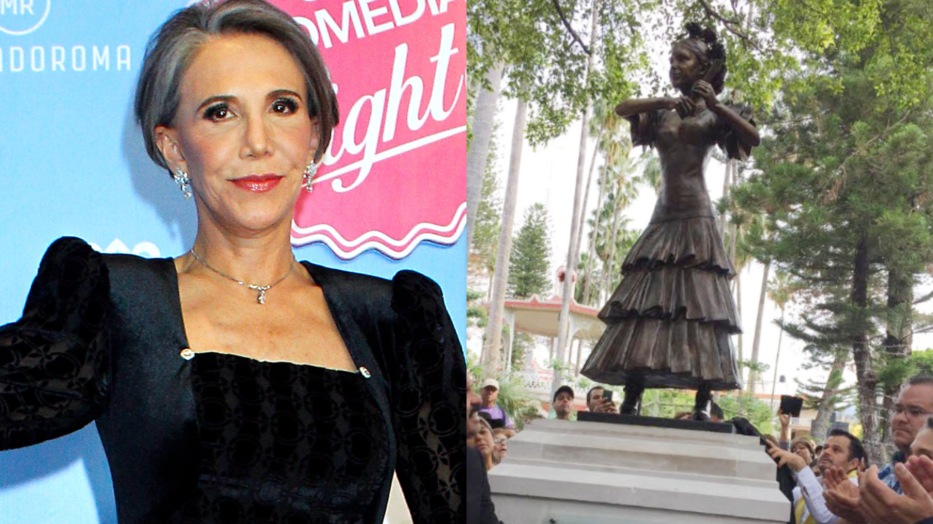 Florinda Meza Statue: National Guard Shelter after scandal and threats to throw it Florinda Meza Statue: National Guard Shelter after scandal and threats to throw it