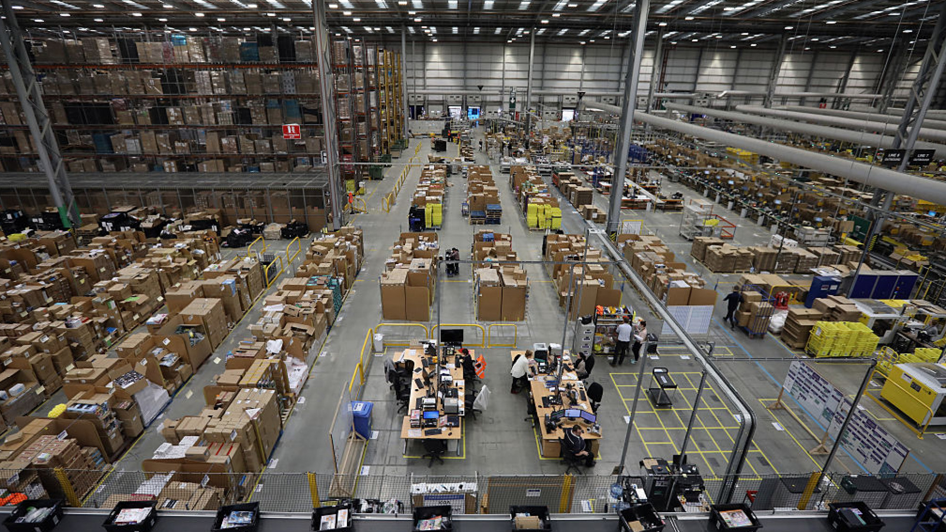 Así se prepara la sede de Amazon en Nueva Jersey para cumplir con las