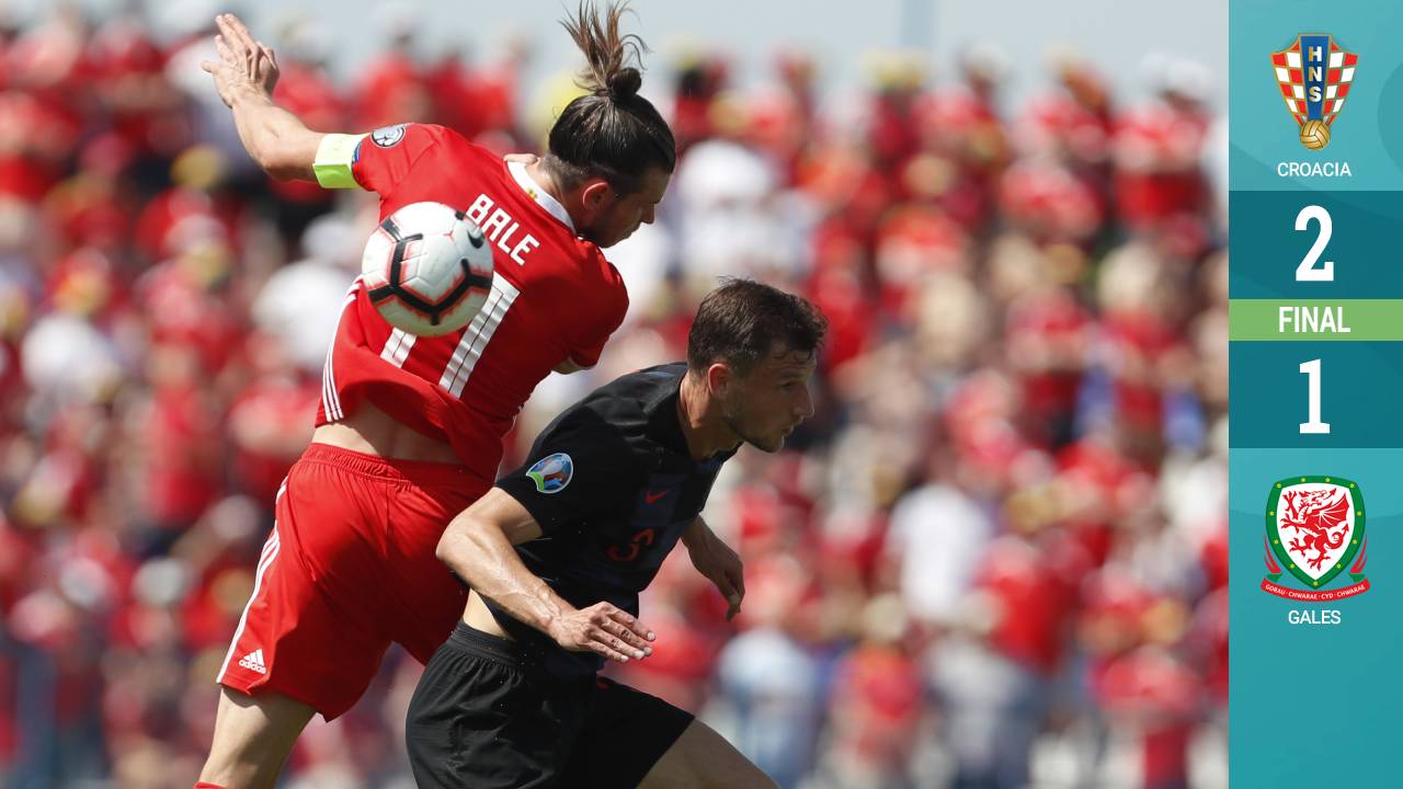 Amigos y rivales Gareth Bale no pudo contra Luka Modric y Croacia