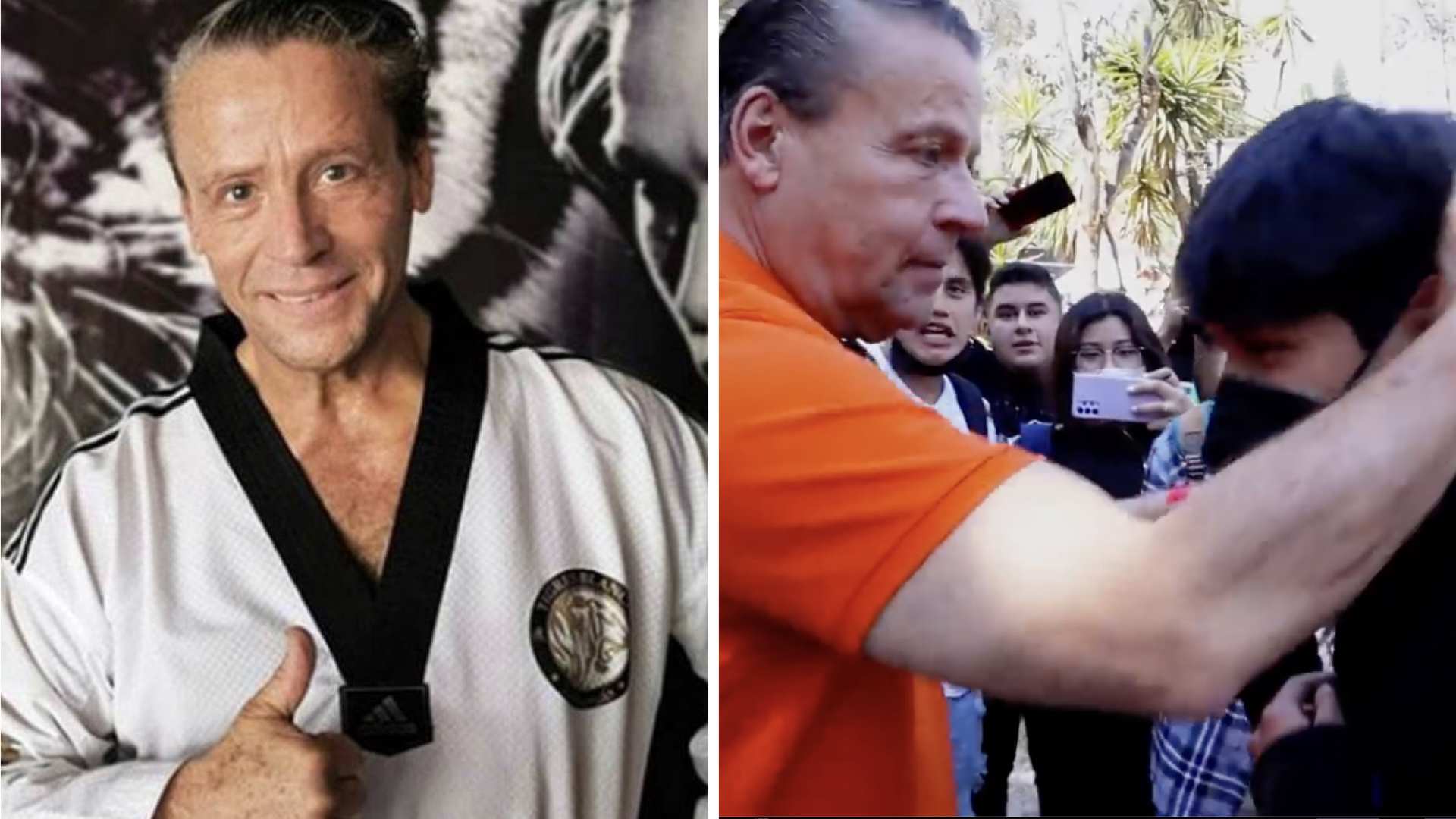 Alfredo Adame da clases de defensa personal y así quedaron los jóvenes