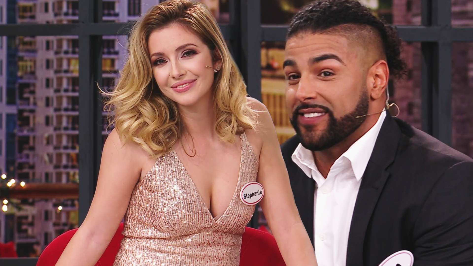 Stephanie inauguró la primera puerta del año y Dan fue el más feliz |  Realities Enamorándonos | Univision