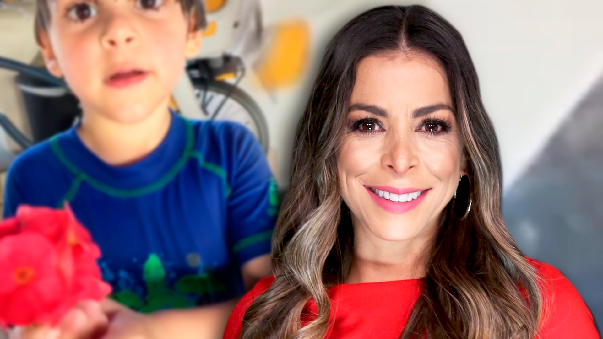 Lourdes Stephen regresa con Sal y Pimienta su hijo le regala flores
