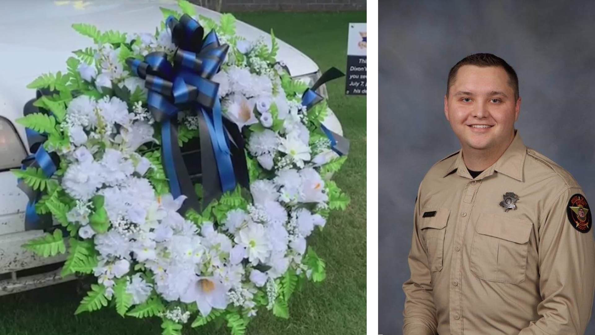 Todo listo para dar el último adiós a oficial del sheriff de Hall que