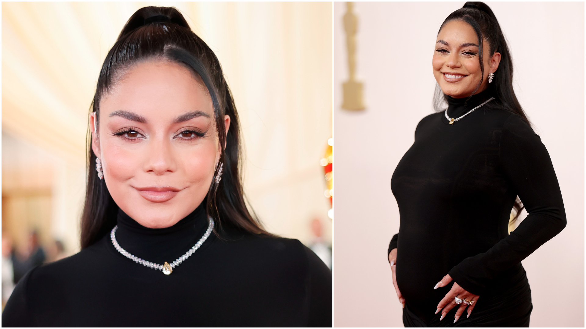 Vanessa Hudgens is pregnant: she showed off her belly on the Oscars carpet