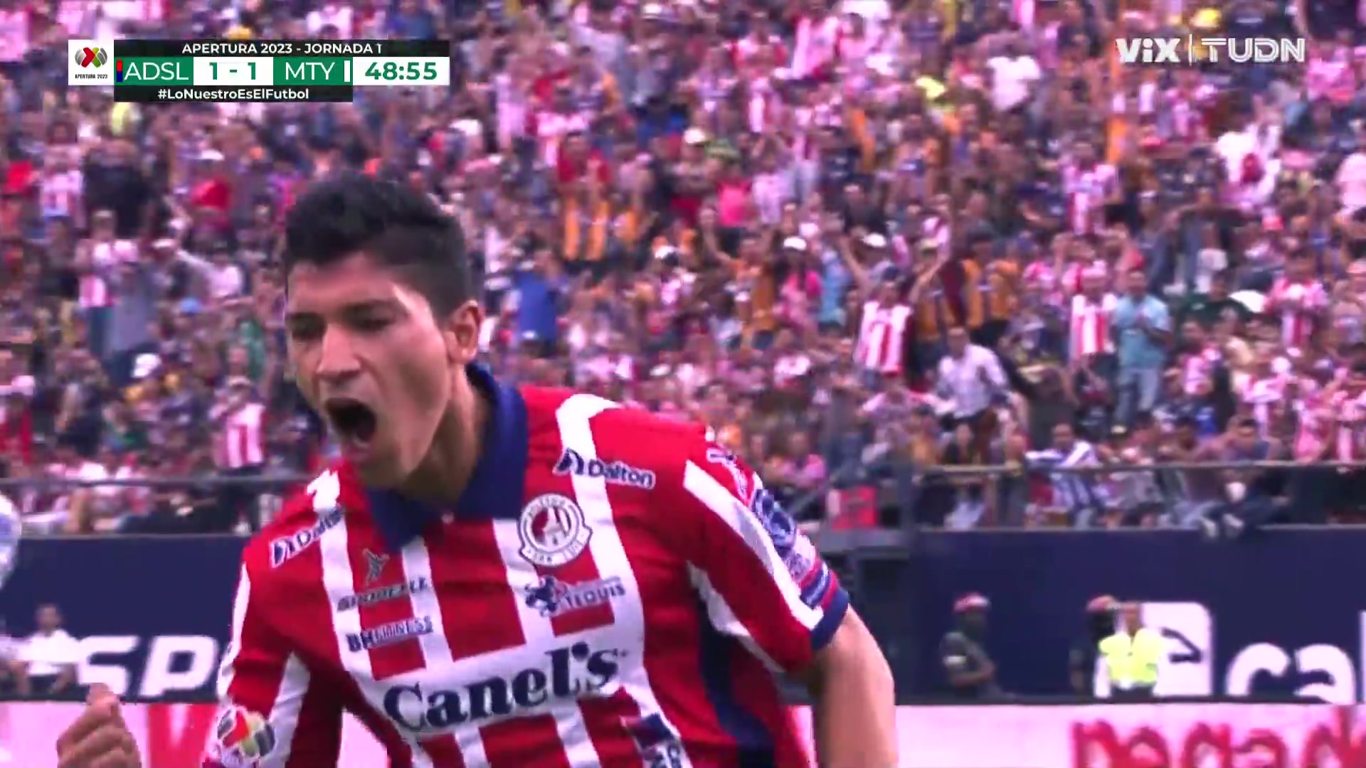 ¡San Luis lo empata! Zaldívar anota de penal y pone el 11 ante Rayados