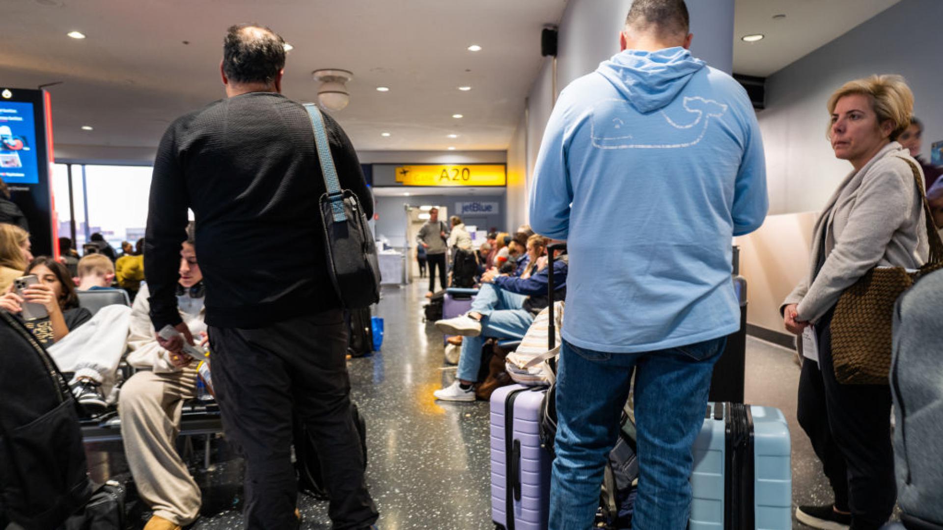 Despair Among Passengers Due To Flight Delays And Cancellations At The ...