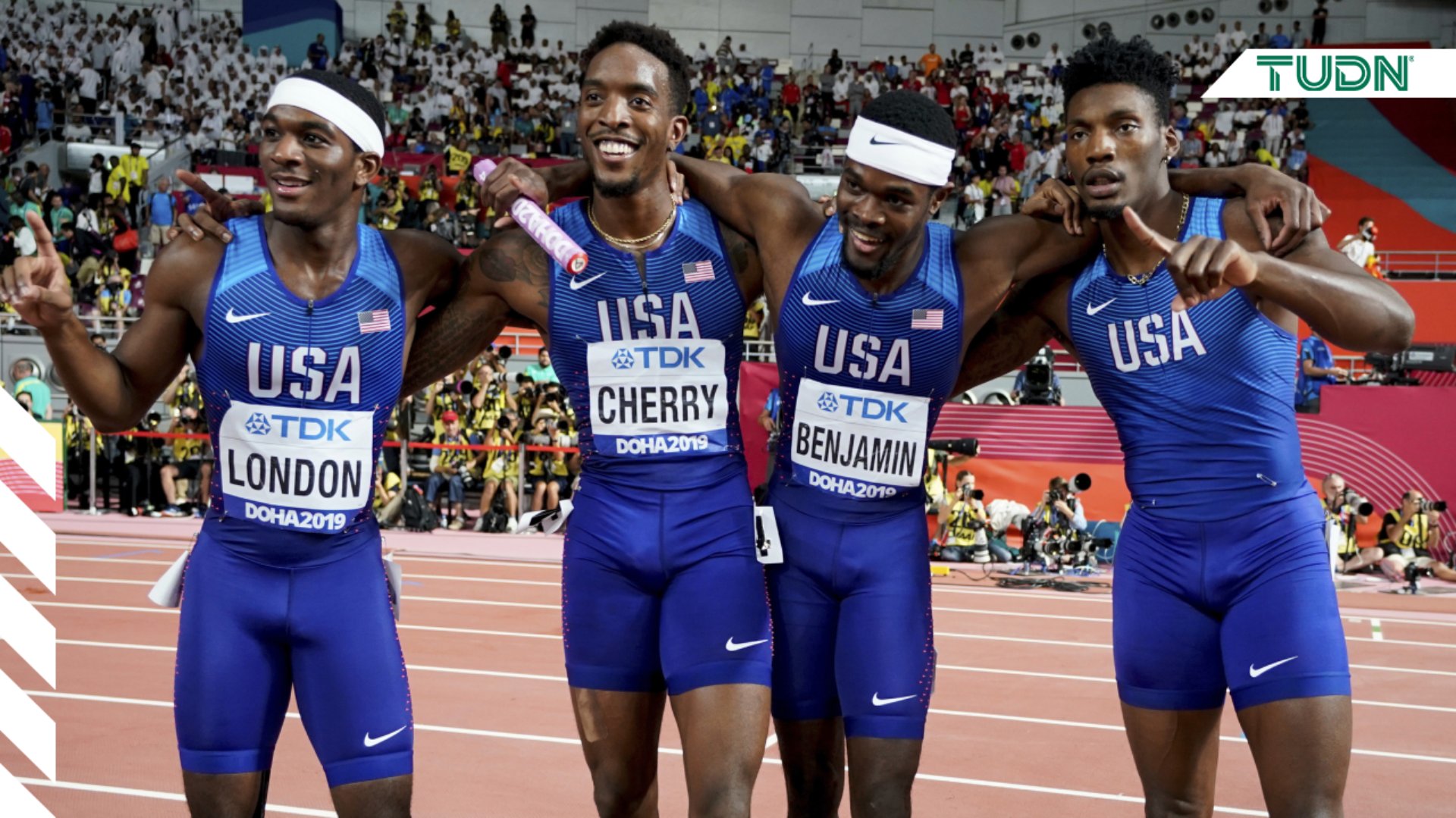 Estados Unidos domina los dos relevos de 4x400 metros en el Mundial de