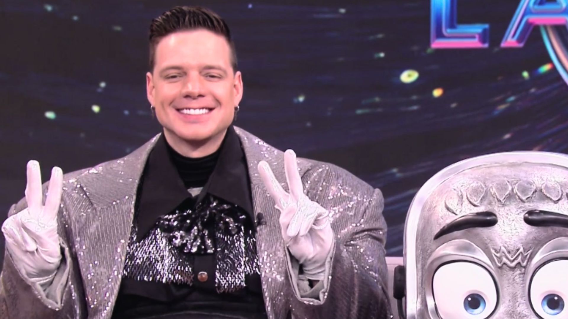 Marko llegó muy contento después de dar vida a 'Micrófono' en ¿Quién Es La Máscara? Shows