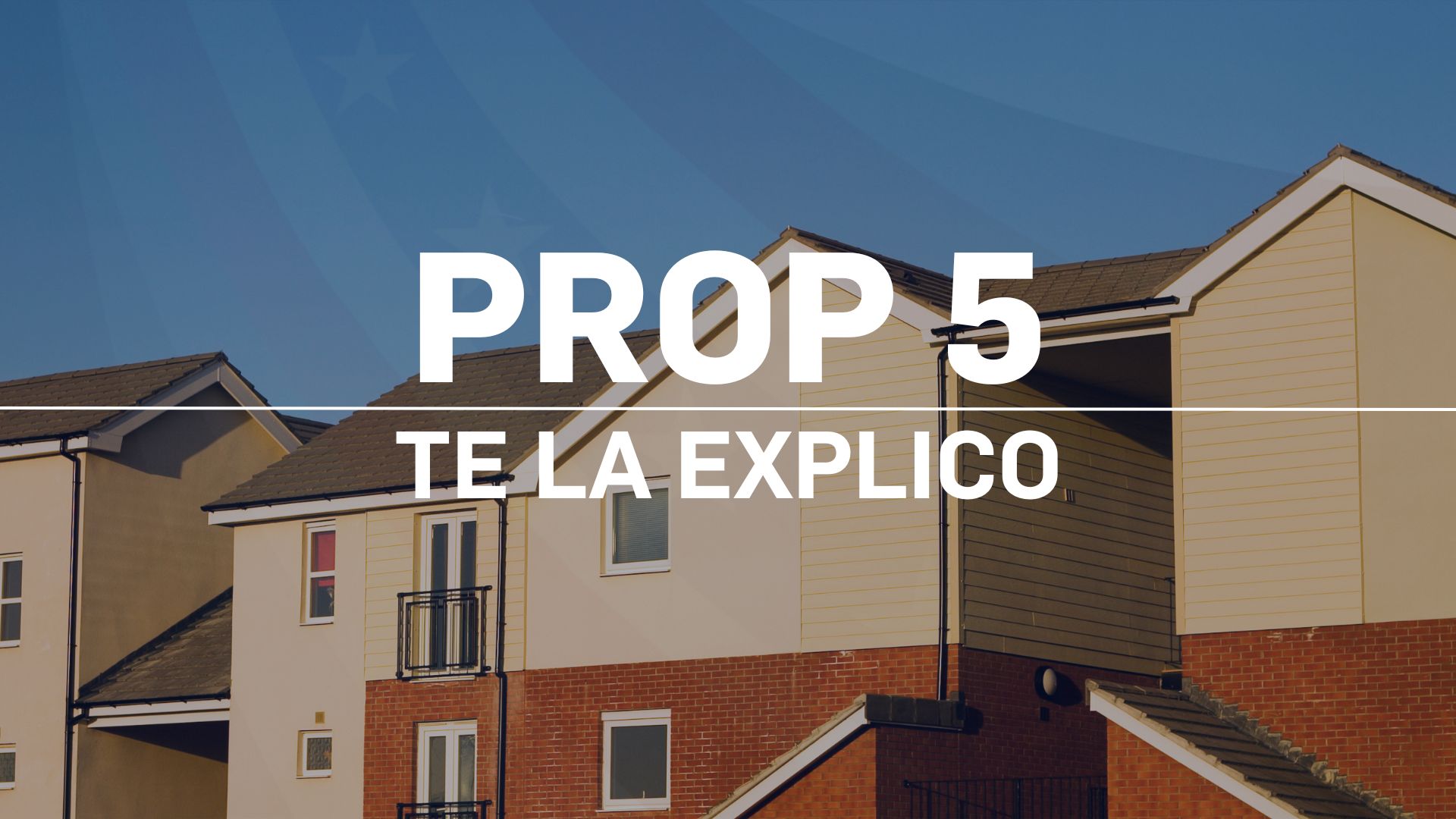 PROP 5 Fondos para infraestructura local Elecciones California 2024