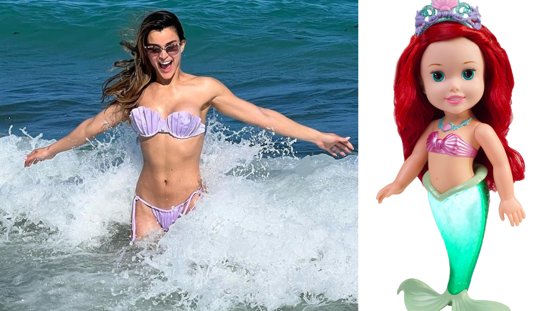 Clarissa SURPRISES in a bikini on the beach and is called ‘the little mermaid’