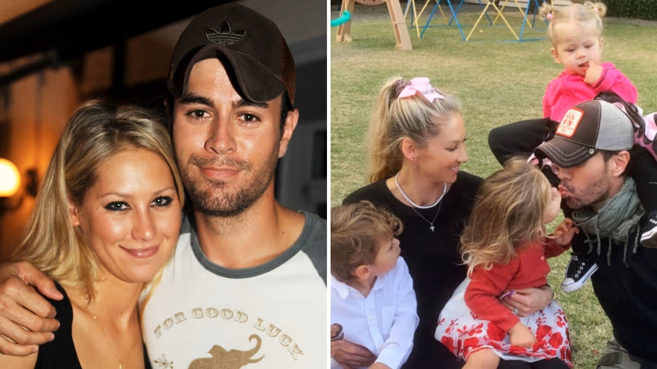 Enrique Iglesias y Anna Kournikova comparten una tierna imagen familiar tras la llegada de su nuevo bebé