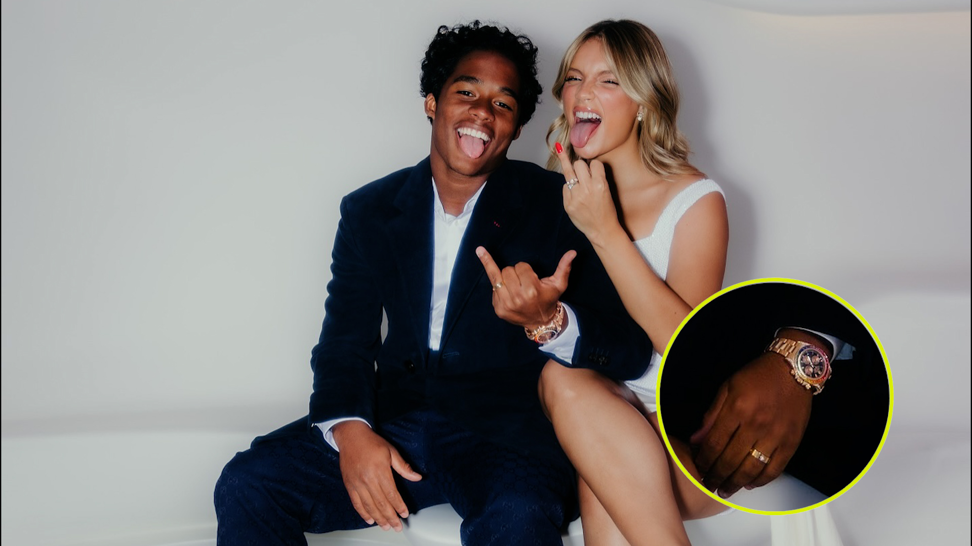 Endrick se casó pero casi todos hablan del lujoso reloj que llevó en su boda  | TUDN La Liga | TUDN, image size:1920x1080