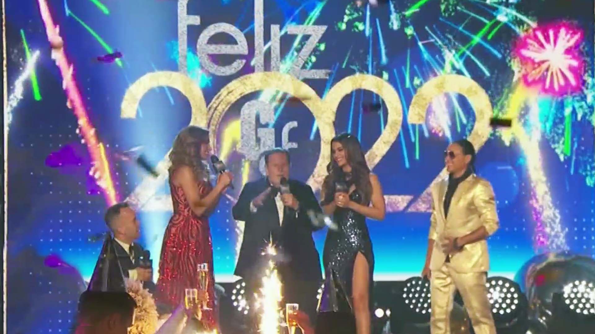 Juntos como familia, así El Gordo y La Flaca recibió el 2022 en su gran