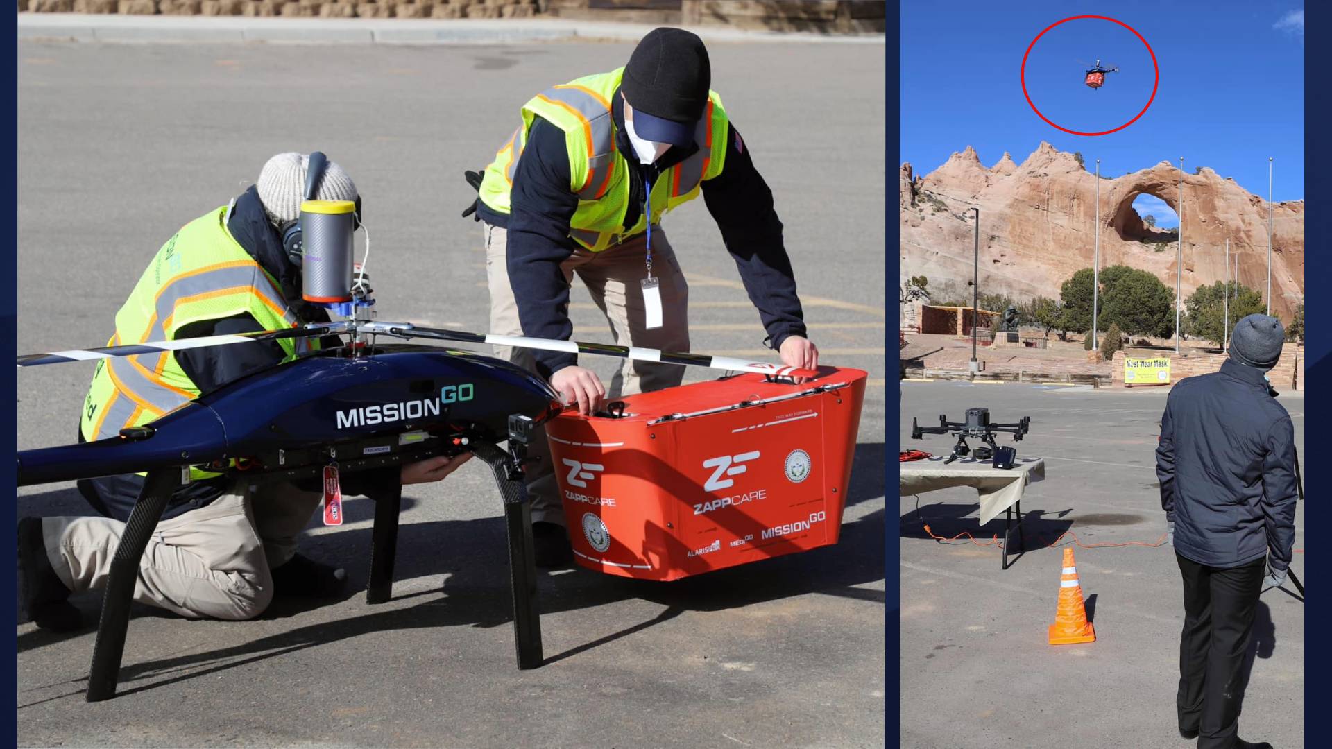 Drones de Mission Go entregarán medicamentos a casas de la Nación