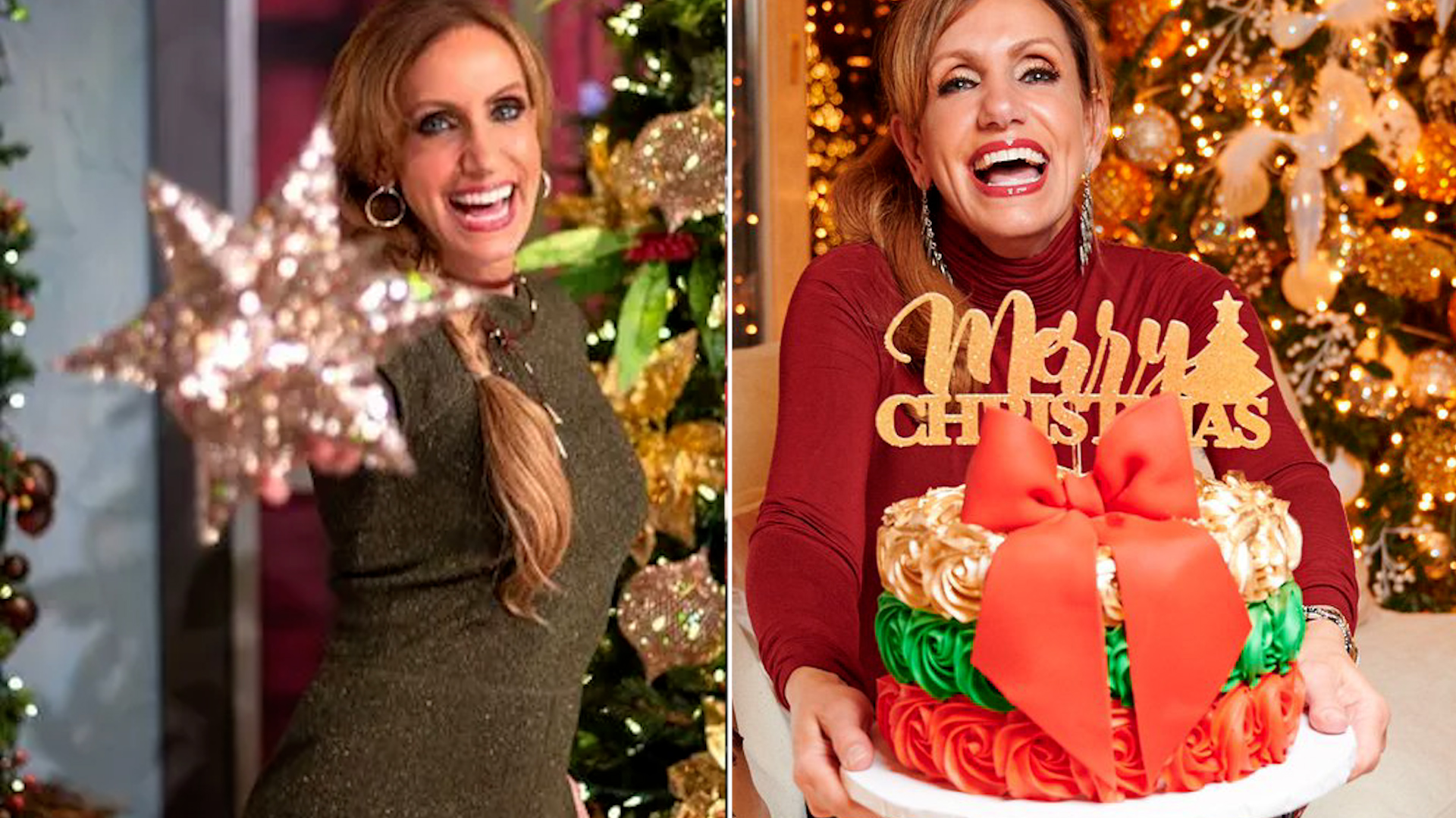 Lili Estefan puso un árbol de Navidad con tantos adornos, que no le cabe ni  una esfera más